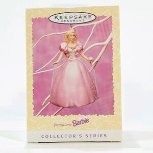 VTG 1996 HALLMARK KEEPSAKE ORNAMENT "SPRINGTIME BARBIE" COLLECTOR'S SERIES